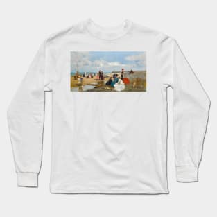 An Afternoon on the Beach by Francesc Miralles Long Sleeve T-Shirt